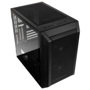 Kolink Citadel Mesh Micro-ATX case - juodos spalvos - Image 2