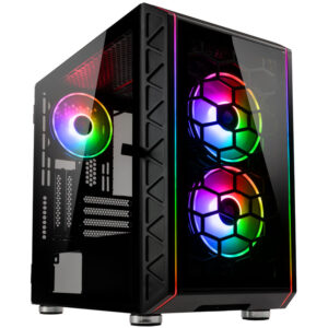 Kolink Citadel Glass SE ARGB Micro-ATX kompiuterio korpusas  - juodos spalvos