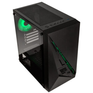 Kolink Inspire K2 Plus ARGB Micro-ATX kompiuterio korpusas, Tempered Glass - juodos spalvos - Image 2