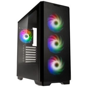 Kolink Unity Solar ARGB Mesh Mid-Tower - juodos spalvos