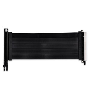 Lian Li O11DMINI-1W-4 Mini Riser Card + PCI slot bracket - PCIe 4.0, 200mm, baltos spalvos - Image 2