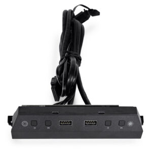 Lian Li LAN216-1X, I/O panel with ARGB controller for LANCOOL 216 - juodos spalvos - Image 2