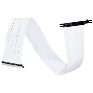 Lian Li PW-PCIV-4-90W PCIe 4.0 Riser Cable - 900mm, baltos spalvos