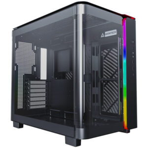 Montech KING 95 Midi-Tower, Tempered Glass, ARGB - juodos spalvos