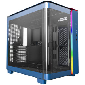 Montech KING 95 Midi-Tower, Tempered Glass, ARGB - Berliner mėlynos spalvos