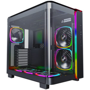 Montech KING 95 PRO Midi-Tower, Tempered Glass, ARGB - juodos spalvos