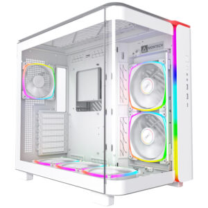Montech KING 95 PRO Midi-Tower, Tempered Glass, ARGB - baltos spalvos