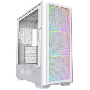 Montech SKY TWO GX Midi-Tower, Tempered Glass - baltos spalvos