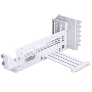 Phanteks Premium Vertical GPU Bracket + PCIe 4.0 x16 Riser Cable, DRGB - 220 mm, white - Image 2