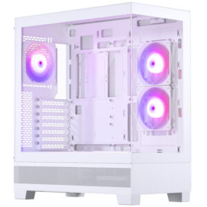 PHANTEKS XT View Tempered Glass Windows, D-RGB - baltos spalvos