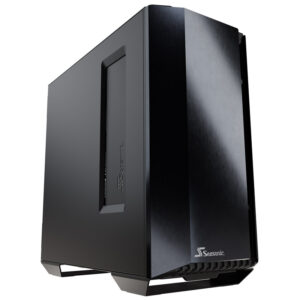 Seasonic SYNCRO Q704 kompiuterio korpusas, Mid Tower + SYNCRO DGC-750 Gold Power Supply - juodos spalvos