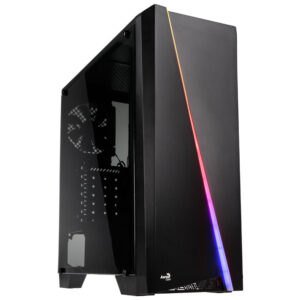 Aerocool Cylon RGB Midi-Tower - juodos spalvos Window