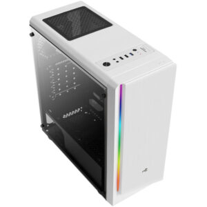 Aerocool Rift White Midi-Tower - baltos spalvos Window - Image 2