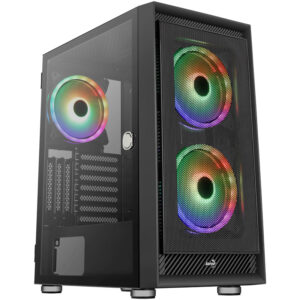 Aerocool Graphite v3 Midi-Tower - juodos spalvos