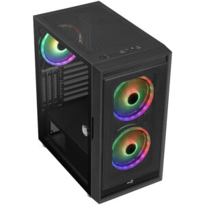 Aerocool Graphite v3 Midi-Tower - juodos spalvos - Image 2