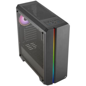 Aerocool Genesis ARGB V2 Midi-Tower - juodos spalvos - Image 2