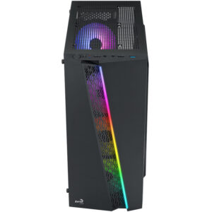 Aerocool Blade V1 Midi-Tower, Tempered Glass - juodos spalvos - Image 2