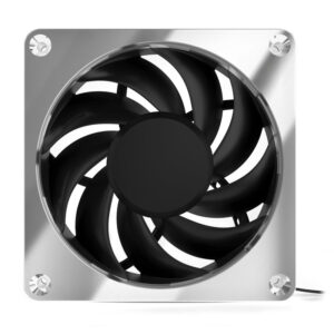 Alphacool Apex Stealth Metall korpuso ventiliatorius 120 mm, 2.000 U/min - chrome - Image 2