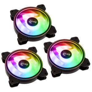 Aerocool Saturn 12F Pro ARGB LED korpuso ventiliatorius, 3er-Pack su valdikliu- 120mm
