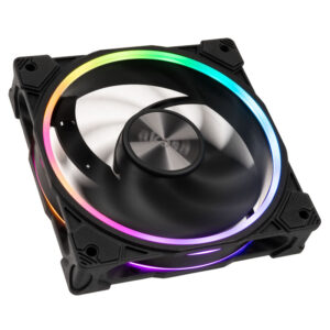 Akasa SOHO AR Addressable-RGB korpuso ventiliatorius, juodos spalvos - 120mm