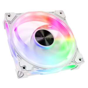 Akasa SOHO AR Addressable-RGB korpuso ventiliatorius, baltos spalvos - 120mm