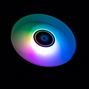 Arctic P12 PWM PST A-RGB 0db korpuso ventiliatorius, juodos spalvos - 120mm - Image 2