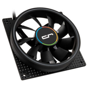 Cryorig Crona S PWM korpuso ventiliatorius, ARGB - 120mm, juodos spalvos - Image 2