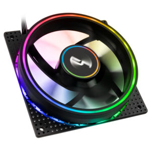 Cryorig Crona S PWM korpuso ventiliatorius, ARGB, 3er Pack - 120mm, juodos spalvos - Image 2
