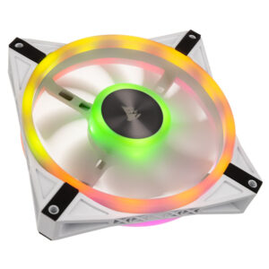 Corsair iCUE QL140 RGB PWM korpuso ventiliatorius - 140mm, baltos spalvos