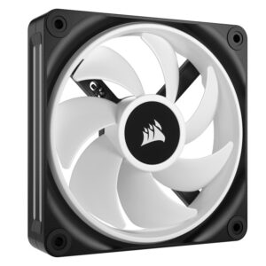 Corsair iCUE LINK QX120 RGB Series, PWM korpuso ventiliatorius - 120mm, juodos spalvos - Image 2