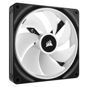 Corsair iCUE LINK QX140 RGB Series, PWM korpuso ventiliatorius - 140mm, juodos spalvos - Image 2