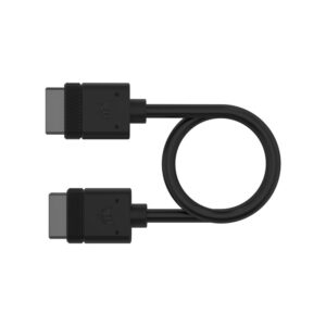 Corsair iCUE LINK Cable Connector straight - black, 20 cm, set of 2 - Image 2