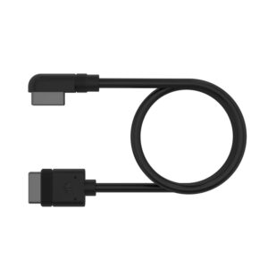 Corsair iCUE LINK Cable Connector 90 Degree - Black, 60 cm - Image 2