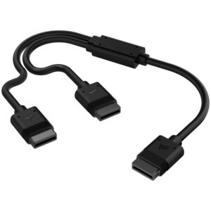 Corsair iCUE LINK Y-Cable Connector straight - black, 60 cm
