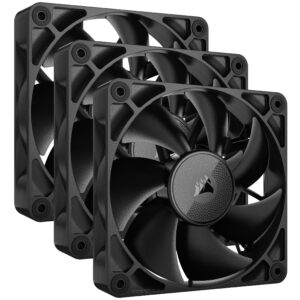 Corsair iCUE LINK RX120 Series, PWM korpuso ventiliatorius 3er Pack - 120 mm, juodos spalvos - Image 1