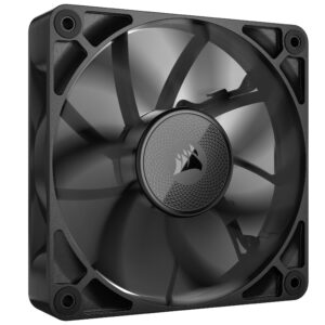 Corsair iCUE LINK RX120 Series, PWM korpuso ventiliatorius 3er Pack - 120 mm, juodos spalvos - Image 2