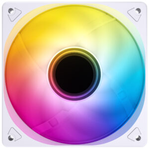 Jonsbo SL-120 PWM korpuso ventiliatorius, ARGB - 120mm, baltos spalvos - Image 2