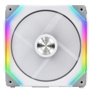 Lian Li UNI FAN SL140 RGB PWM korpuso ventiliatoriai, Double Pack su valdikliu - 140mm, baltos spalvos - Image 2