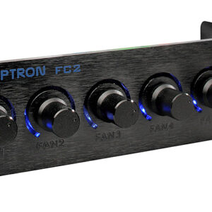 Lamptron FC2 Fan Controller 5,25" - juodos spalvos