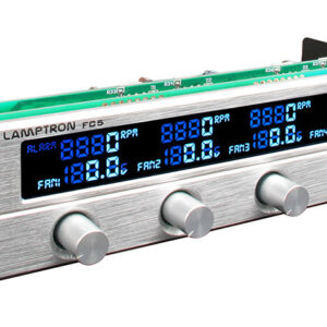 Lamptron FC5 V2 Fan Controller, 5,25-inch - sidabro spalvos