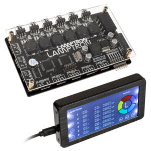 Lamptron RF625 fan and ARGB controller, juodos spalvos