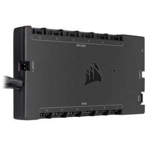 Corsair Commander Core XT RGB LED Controller + Fan Hub - juodos spalvos