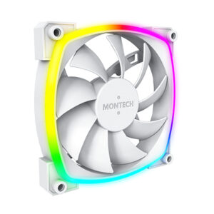 Montech AX120 PWM ARGB korpuso ventiliatorius - 120mm, baltos spalvos