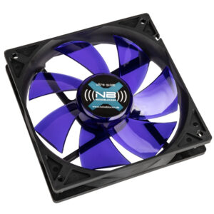 Noiseblocker juodos spalvosSilent korpuso ventiliatoriusXL1 - 120mm