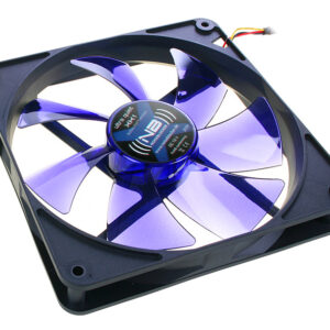 Noiseblocker juodos spalvosSilent korpuso ventiliatoriusXK1 - 140mm