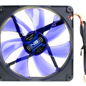 Noiseblocker juodos spalvosSilent korpuso ventiliatoriusXK1 - 140mm - Image 2