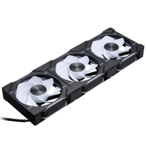 PHANTEKS D30 PWM Reverse Airflow D-RGB fan, triple pack - 120mm, juodos spalvos - Image 2
