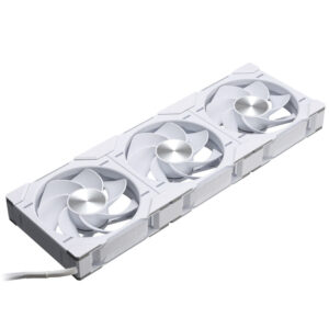 PHANTEKS D30 PWM Reverse Airflow D-RGB fan, Triple Pack - 120mm, baltos spalvos - Image 2
