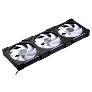 Phanteks D30 PWM Regular Airflow, D-RGB korpuso ventiliatorius, 3-pack - 140mm, juodos spalvos - Image 2