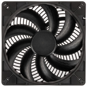 SilverStone AP184i-PRO fan, 180mm - black - Image 2